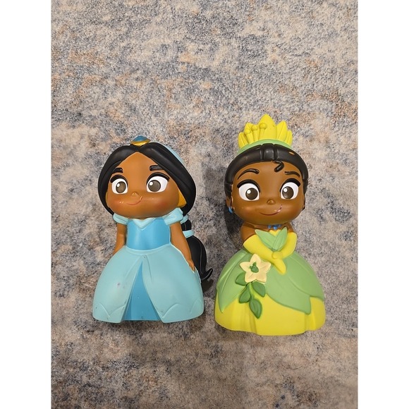 Disney Other - Disney Princess Bath Toys~ Jasmine & Tiana ~5"